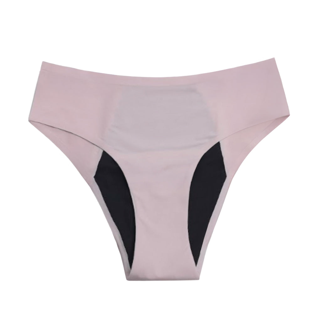 NEW: Seamless Leakproof High Waisted Beige 5-Pack (Heavy Absorbency Version)