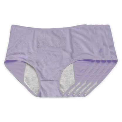 Floral Leakproof Underwear (5-Pack)